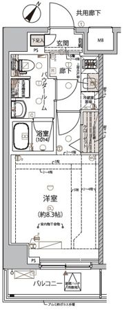 ARCOBALENO KANAMACHIⅡの間取り画像
