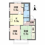 フレグランス篠原 A棟の間取り画像