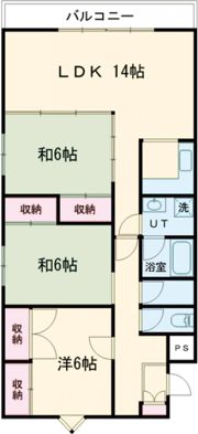 メゾンパティオ大町の間取り画像