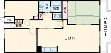 グリーンヴィラ御領の間取り画像