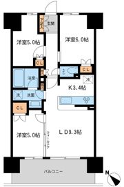BLESS宮崎台の間取り画像