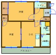 パークサイドNの間取り画像