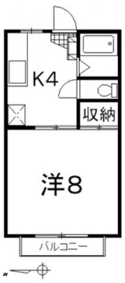 フレグランスJUNの間取り画像