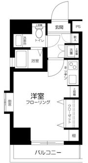 スカイコート両国壱番館の間取り画像