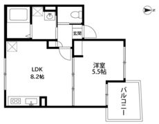 プリオーレリベルタ桂B棟の間取り画像