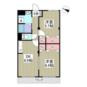 チクマハイツの間取り画像