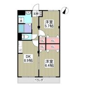 チクマハイツの間取り画像