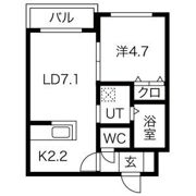 バルボーニL・Aの間取り画像