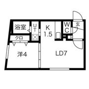 ラフィーネ平岸公園の間取り画像
