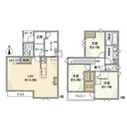 宮崎戸建の間取り画像