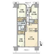 デュオヒルズ柏の間取り画像