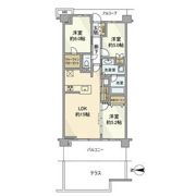プラウド元住吉ガーデンズの間取り画像