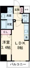 ディアレイシャス名古屋浄心の間取り画像