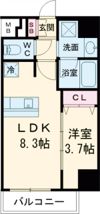 ディアレイシャス名古屋浄心の間取り画像