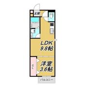 LECOCON豊田市駅の間取り画像