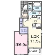 ピュア Kの間取り画像