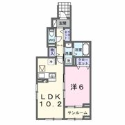 ホグワーツAの間取り画像