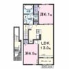 セレッソフローラーリアDの間取り画像