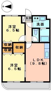 ヴィラクレールの間取り画像