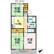 コーポラスクレインの間取り画像