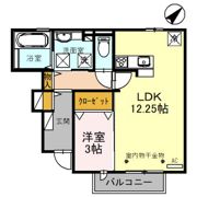 serena百坂 A棟の間取り画像