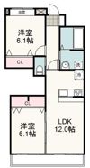 (仮)小鹿新築マンションの間取り画像