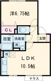 ウィルモア笹尾西の間取り画像