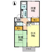 プランドール南花屋敷の間取り画像