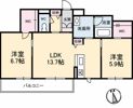 ベレオ円座の間取り画像