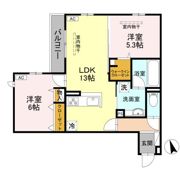 Wisteria寺家の間取り画像