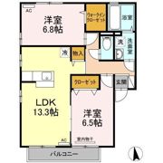 セジュール マホロ B棟の間取り画像