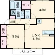 エスポアール・エスト B棟の間取り画像