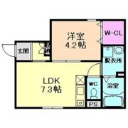 朝の春風とふんわりしっぽの間取り画像