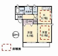 ウインドミル B棟の間取り画像