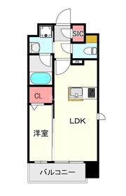 デュオフラッツ平尾の間取り画像