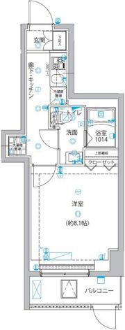ユリカロゼ五反野Ⅲの間取り画像
