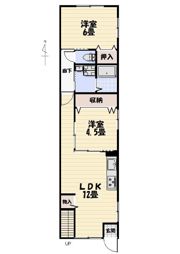 Likes高野山A棟の間取り画像