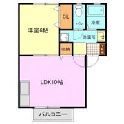 オレンジヒルAの間取り画像