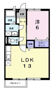 サンビレッジBの間取り画像