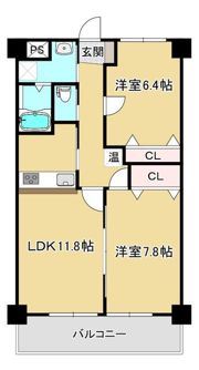 スカイコートの間取り画像