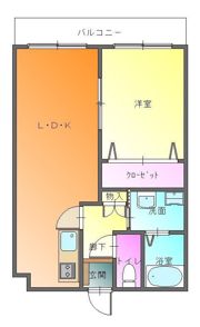 LS西松江城マンションの間取り画像