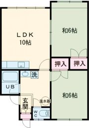 コーポ土谷Ⅰの間取り画像