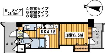 プレステージ・デル・エアプレインの間取り画像