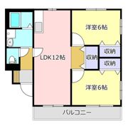 グランドハイツK・Kの間取り画像