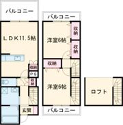 KUKUNA柳川の間取り画像