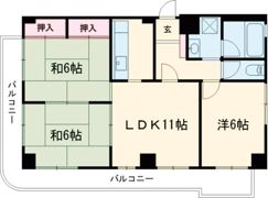ケンコーハイツの間取り画像
