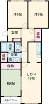 シャルム深堀の間取り画像