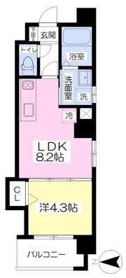 Mayfair kiyacho squareの間取り画像