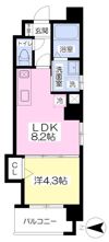 Mayfair kiyacho squareの間取り画像