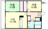 フォブールQUA B棟の間取り画像